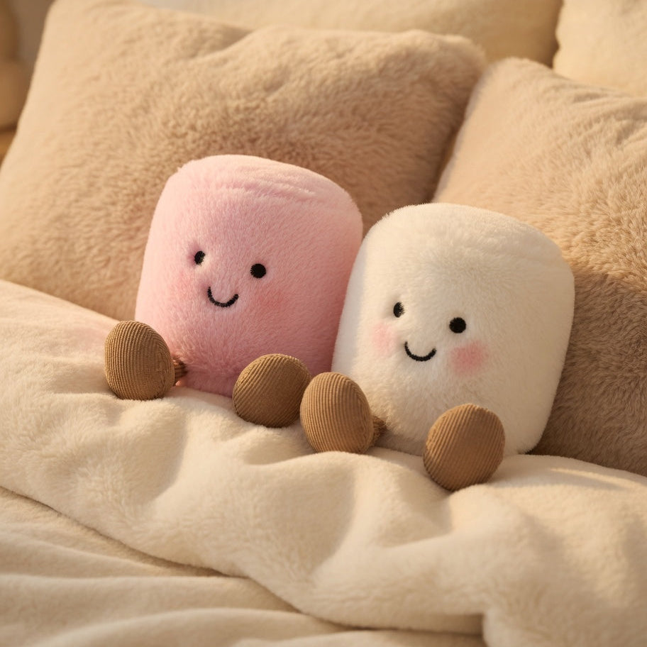 Pink und Weißer Marshmallow
